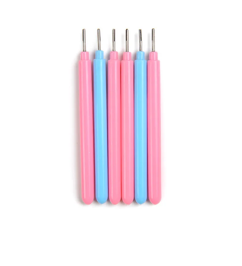 Floranea 4 Pcs Paper Quilling Tools Slotted Kit Rolling Curling Quilling  Needle Pen Rose Blue for Art Craft DIY Paper Cardmaking Project (4 pcs)