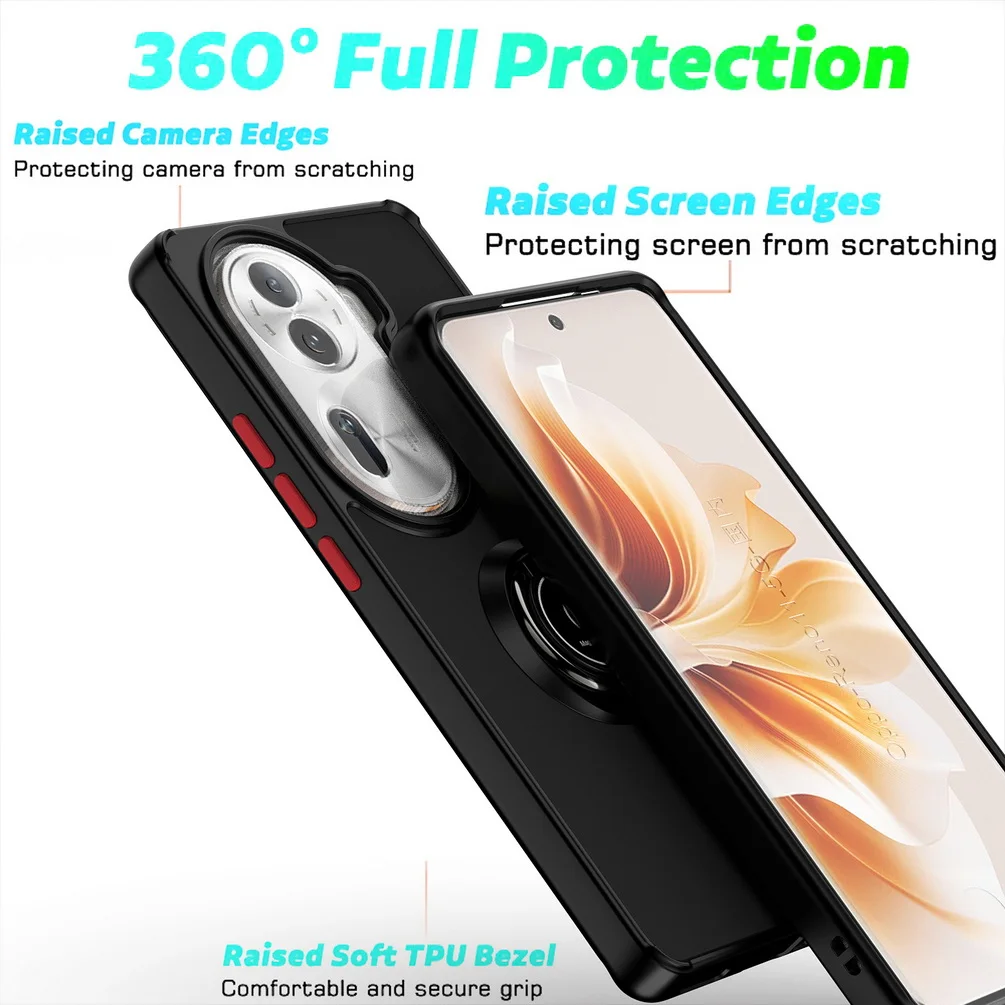 Rotatable Bracket Phone Case with Ring Car Holder Cover
