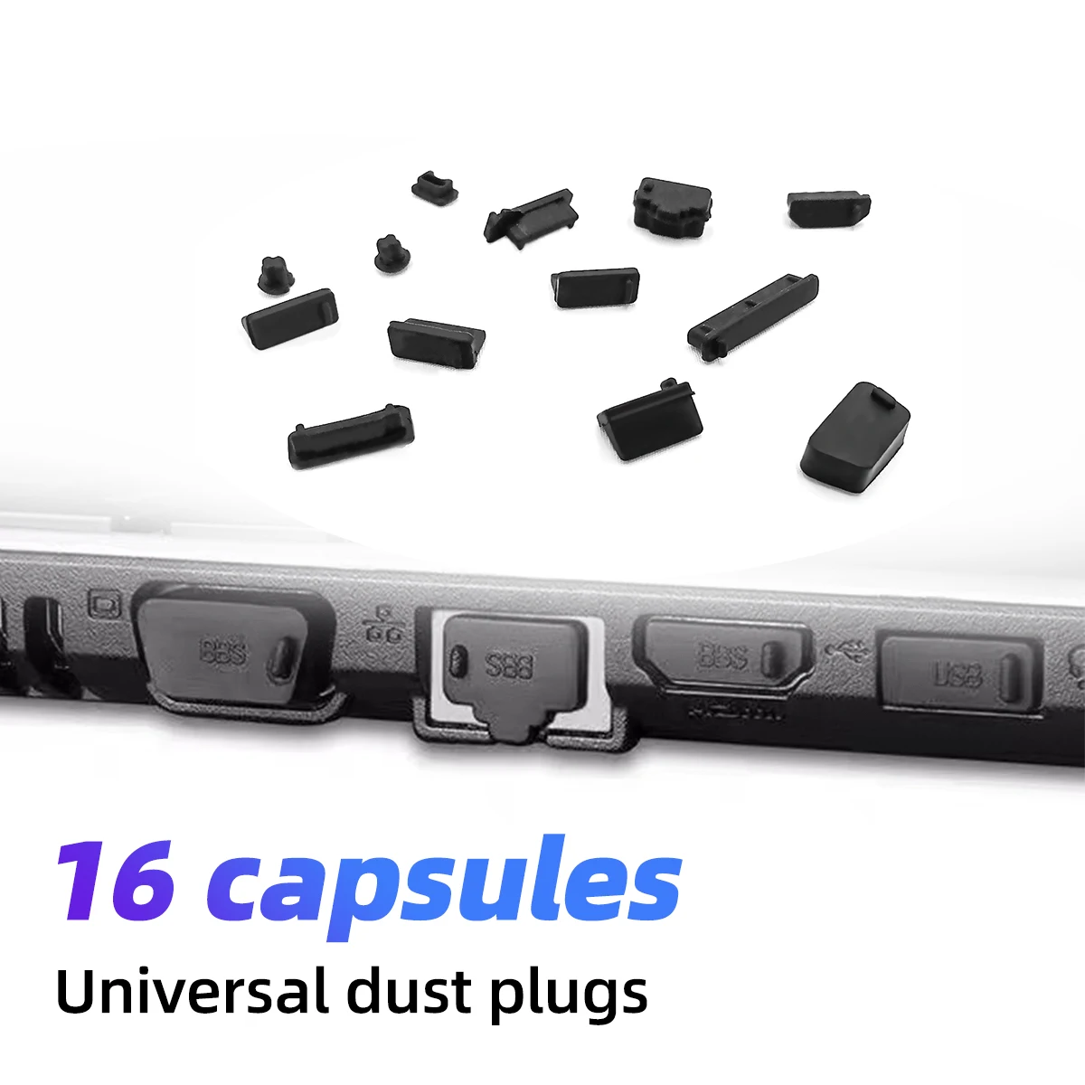 Silicone Dustproof Cap for USB Ports - Universal Dust Plug for Laptops and PCs