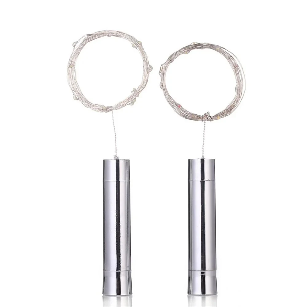 12 Stück Flaschenlichter Mit Korken – 2 M, 20 LED, Batteriebetrieben, Warmweiß | Für Weinflaschen, Deko, Hochzeit, Party