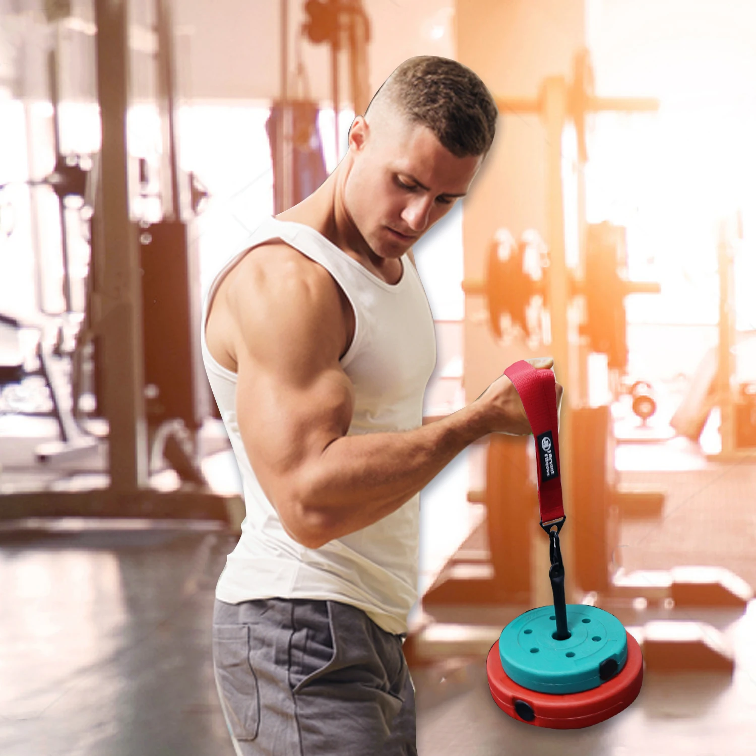 Arm Wrestling Training Strap for Loading Pin Cable Machine Forearm Exerciser Strengthener Power Trainer Workout Equipment forearm exerciser arm wrestling equipment