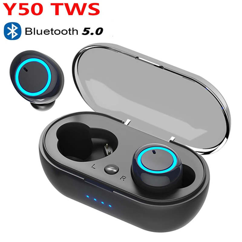 

Y50 TWS wireless headphones sport earphone 5.0 bluetooth Gaming Headset Microphone Wireless Earbuds PK Y30 F1 A6 E6 E7 I7 I12 I9