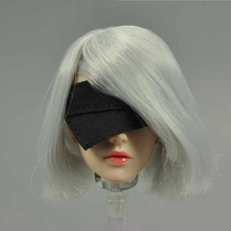 Phicen 1/6 Scale TYM022 Sexy Automata 2b Miss Cosplay Black Dress