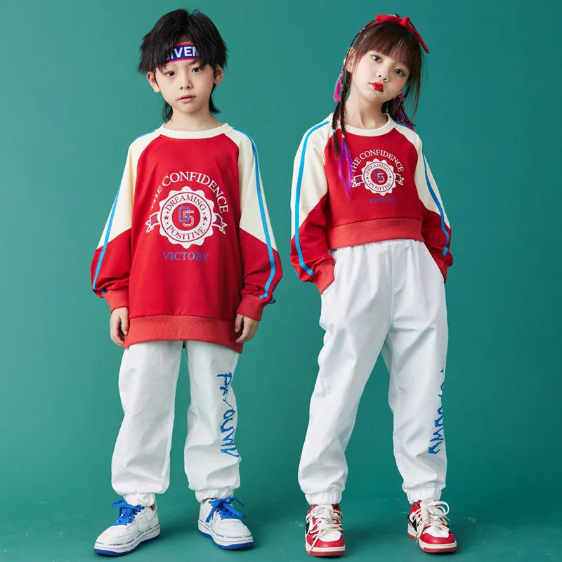 

Kid Hip Hop Clothing Casual Tops Sequined Skirt for Girls Children Jazz Dance Costume Ballroom Dancing Clothes Streetwear