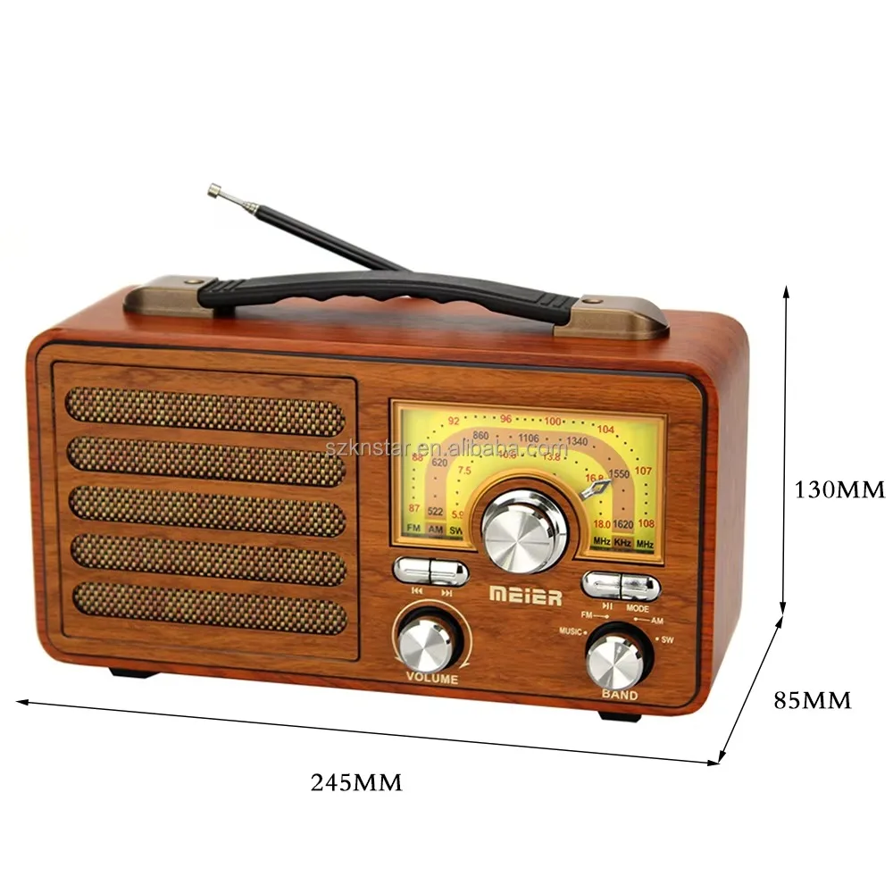 FM/AM/SW/Wooden Retro Bluetooth Radio Speaker MP3 Player TF card USB Playback High Quality bluetooth speaker portable speaker mini bluetooth speaker
