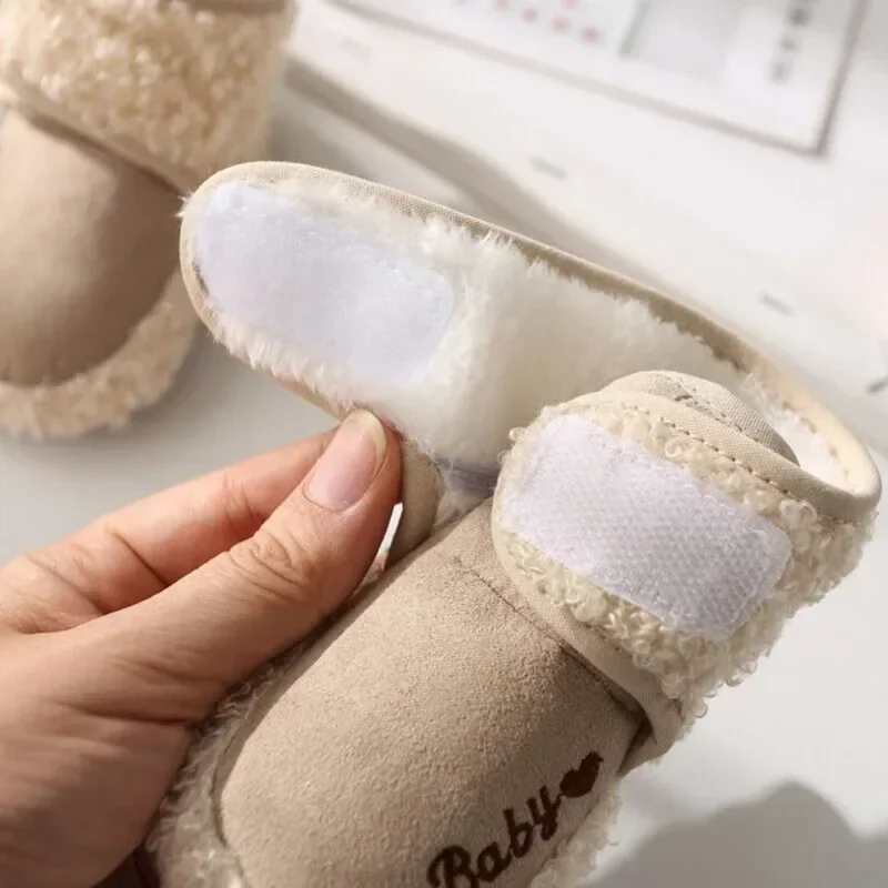 Baby Shoes Warm Infant Toddler Crib Snow Boots Soft Comfortable Infant Girls Boys Anti-Slip Socks Slipper Newborn