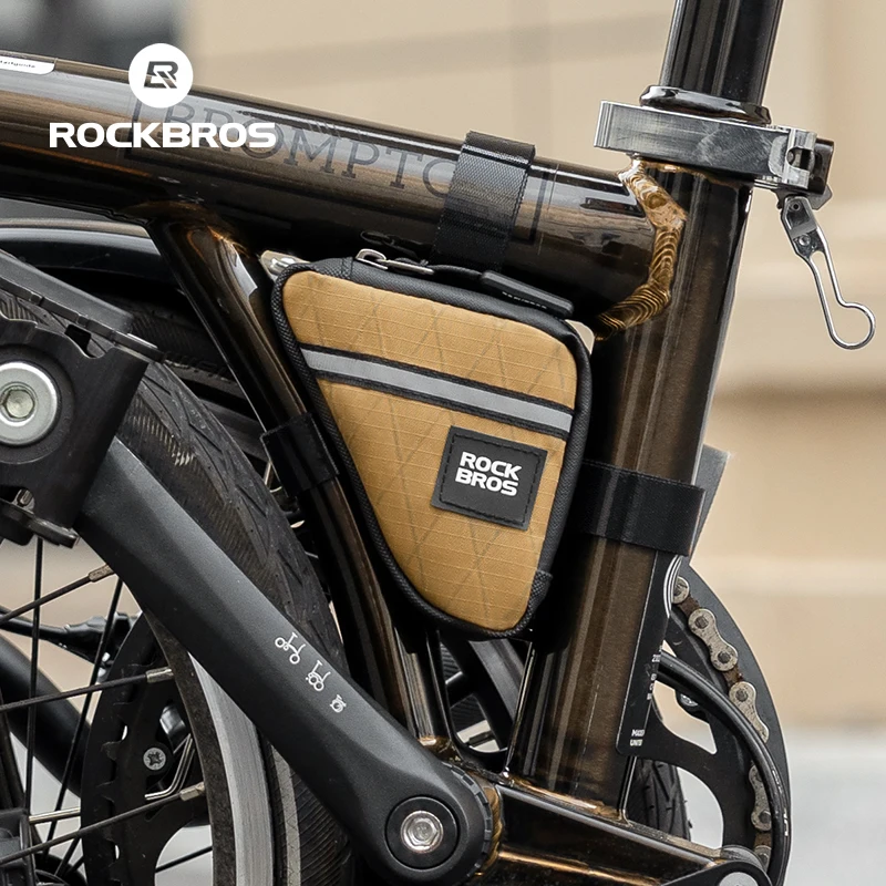 ROCKBROS Sacoche de Guidon pour Vélo Pliant Brompton, Sac de Panier