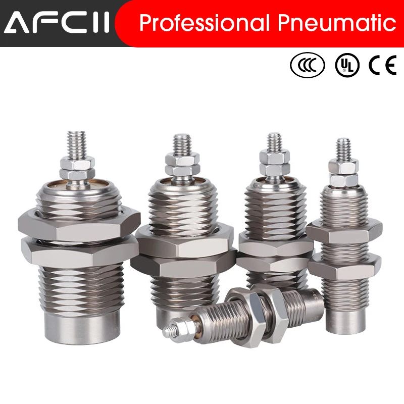 Heschen Cilindro Pneuatico Copatto In Alluinio, SDA 16-20, Alesaggio - Foto 8