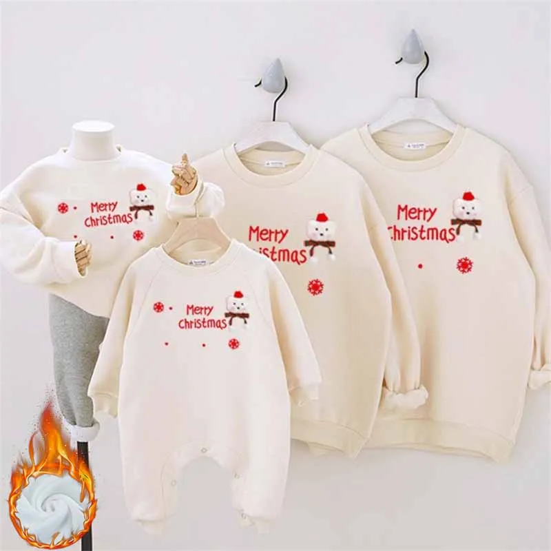 thumbnail image 5 of Conjuntos familiares a juego para Navidad Suéter acolchado para padre e hijo Tops de dibujos animados para madre e hija Ropa de otoño e invierno, 5 of 5