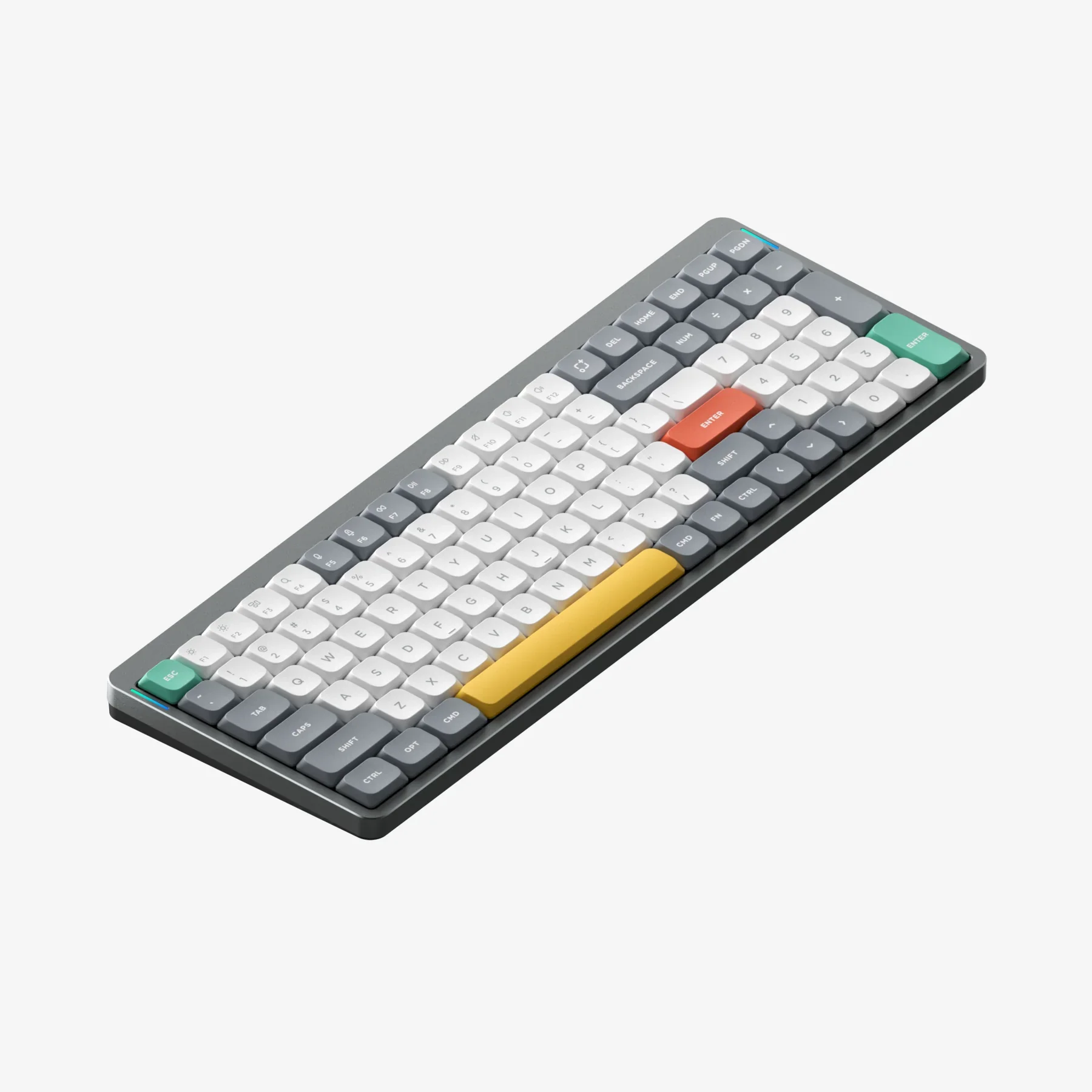 Nuphy-Bluetooth 2.4を搭載したワイヤレスAir96ヘッドセット,照明付きメカニカルキーボード,96%  g,WindowsおよびMacと互換性があります - AliExpress