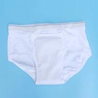 Adult Diaper Panties Reusable Mens Incontinence Cotton Urine Briefs Waterproof Front Absorbent Pad 1