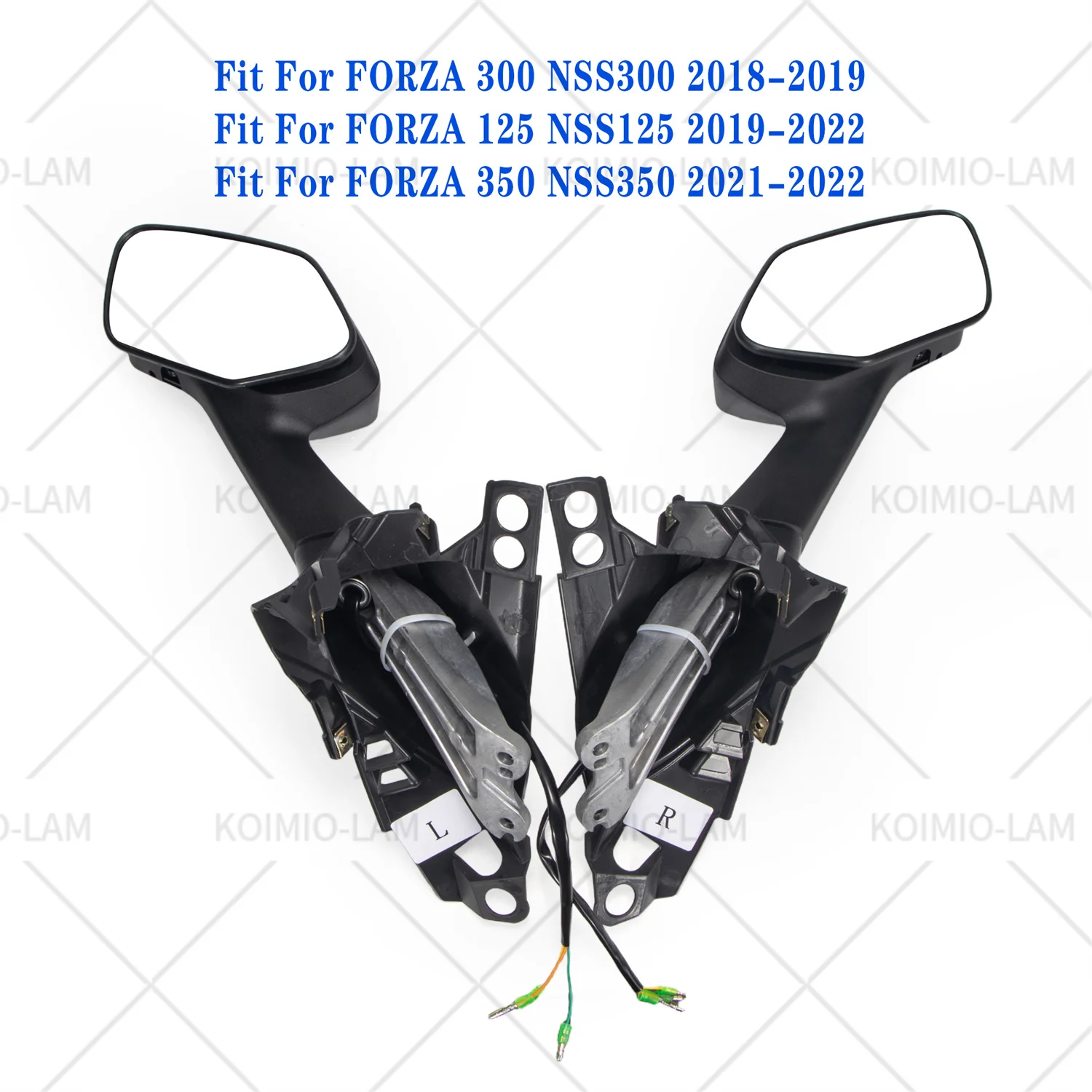 혼다 NSS 125 300 350 포르자 350 2019-2026 리어뷰 미러 NSS125 NSS300 NSS350 완전형 사이드 미러 호환