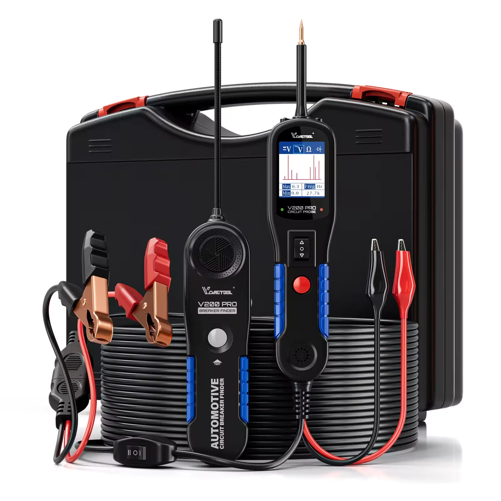 YYHC- V200 Pro Power Circuit Probe Kit Electric Tester Tool AC DC Voltage Tester 12V 24V Electrical Circuit