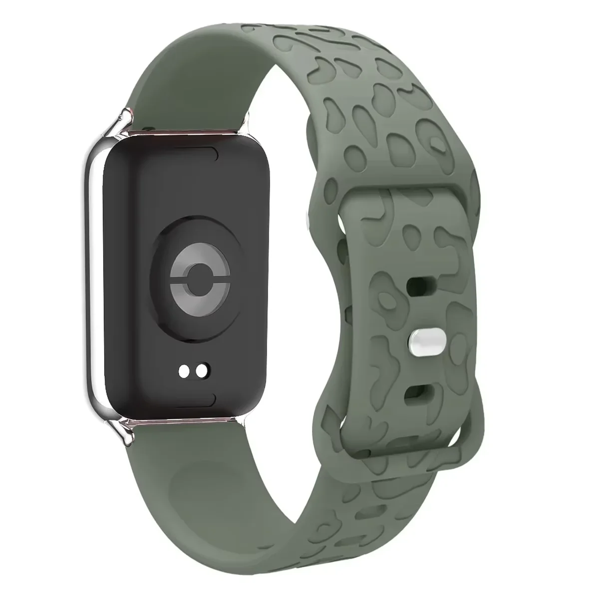 Silicone Leopard Sports Strap Replacement Band - Versatile Fitness Watch Accessory