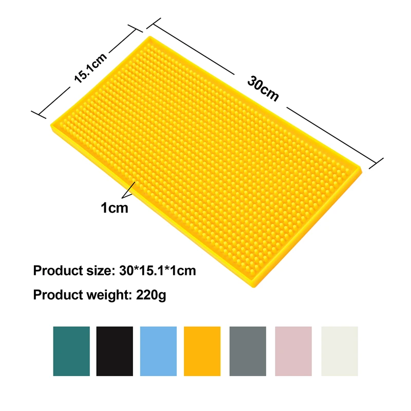 Premium Silicone Bar Mat - Durable & Stylish Spill-Proof Countertop Accessory for Home, Bars, and Restaurants