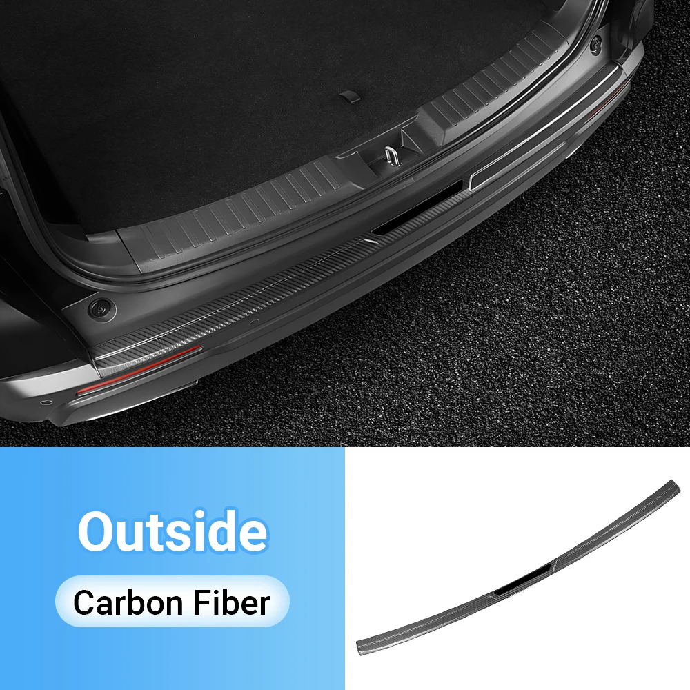 thumbnail image 1 of Protector interior de maletero de coche, cubierta de placa de parachoques trasero para Honda CRV 6th Gen 2023 2024 2025/CR-V, accesorios híbridos de acero inoxidable, 1 of 5
