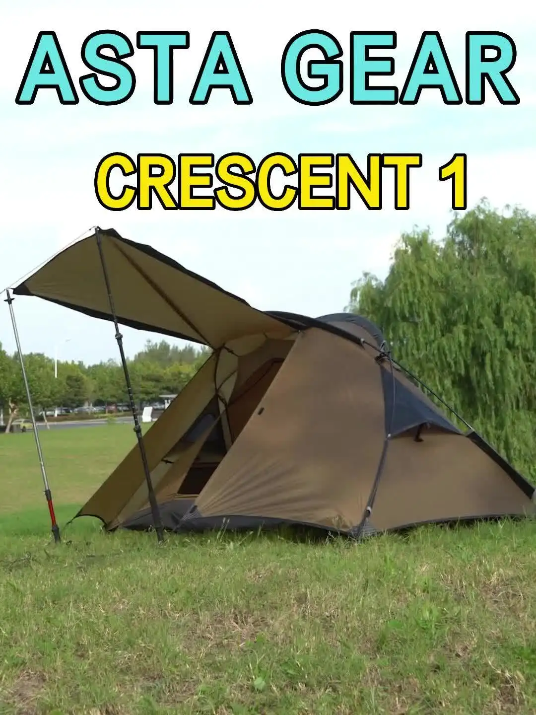 ASTA GEAR CRESCENT 1　一人用　軽量山岳テント Asta Gear Crescent 1 20D Silione Nylon 1person windproof