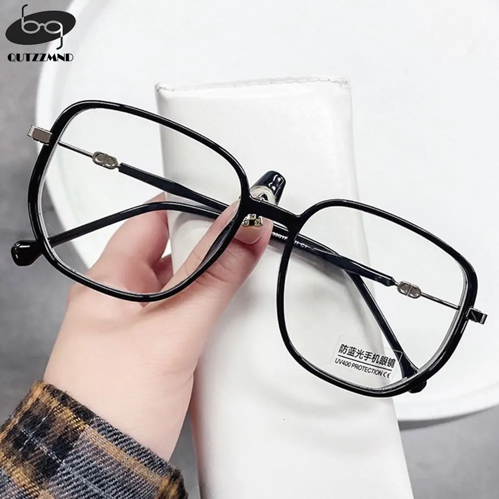 New Flash Diamond Donna Uomo Occhiali Anti-Uv Blue Rays Occhiali Da Computer Con Montatura Grande Occhiali Da Vista Occhiali Da Vista A Specchio Piatt