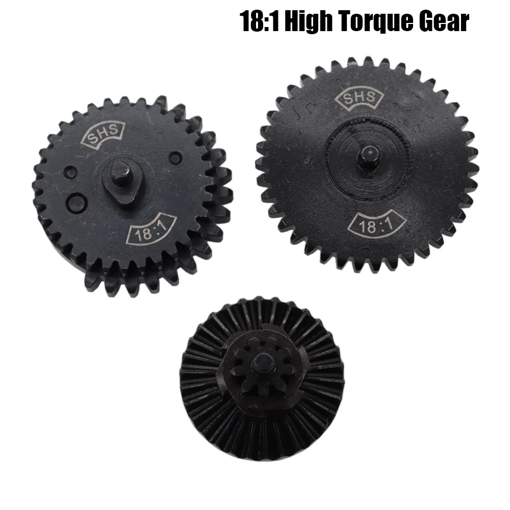 SHS CNC Steel Cutting Hight Speed High Torque Gear Set For AEG Gearbox SR25/9:1/12:1/13:1/16:1/18:1/100:200/100:300 Gear Set