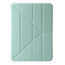 Enhanced Tablet Case with Y - Folding Magnetic Stand and TPU Soft Back - iPad 11th 2025 11in (Light Green)