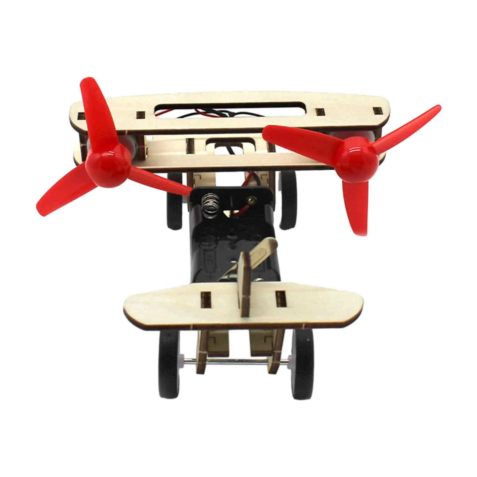 Wind Power Aircraft Electricity Model Fun Physical Scientific Experiment Set for Girls Boys Kids Children Ages 4-11 Years Old
