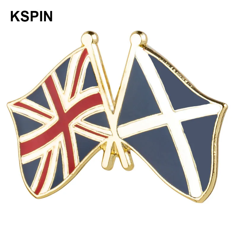 

UK Scotland Flag Badge Flag Brooch National Flag Lapel Pin International Travel Pins