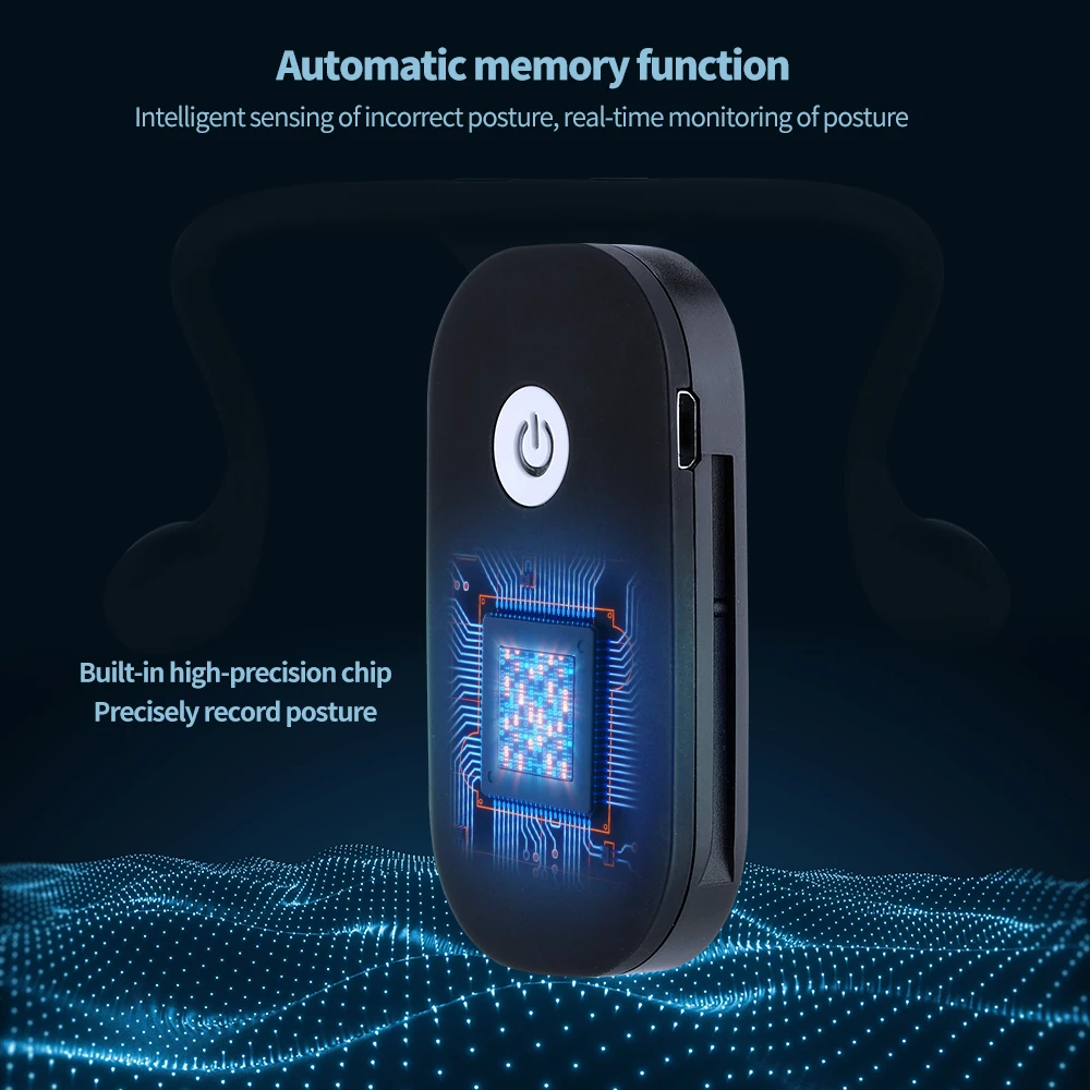 Invisible Smart Posture Corrector Device Posture Training Realtime Scientific Ba