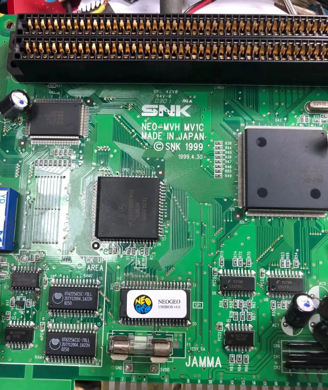 Carte Mère NEO GEO MVS 2 Slots MV2F Avec Unibios 3.3 Et Port Manette, Occasion