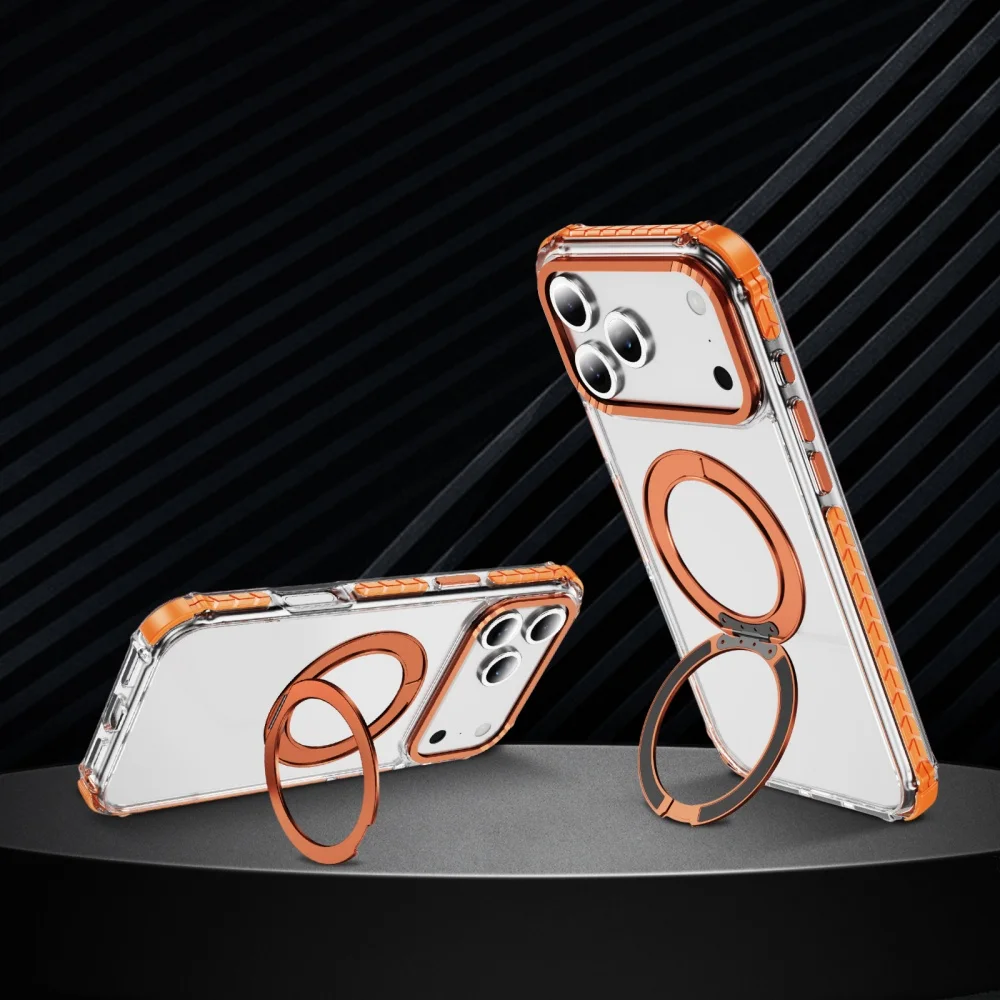 Rotating Magnetic Ring Stand iPhone Case 4