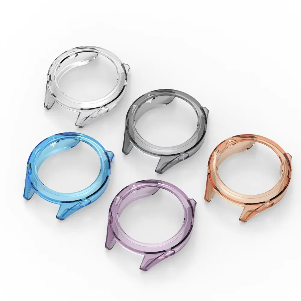 TPU Transparent Hollow Case with Soft Screen Protector and Frame Bumper Cover
