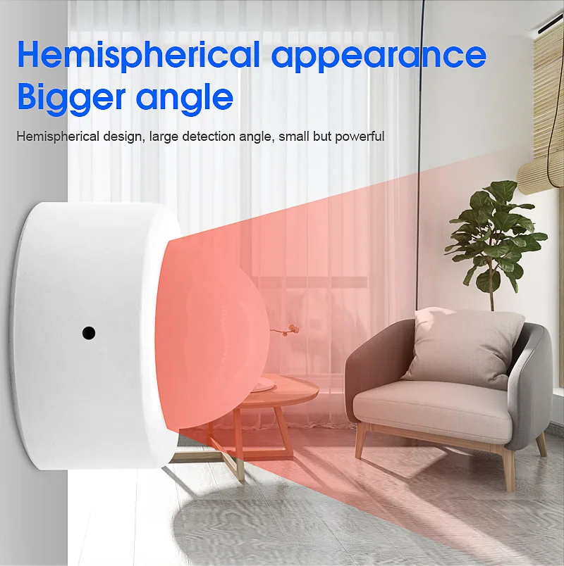 Tuya Zigbee PIR Motion Sensor Human Body Movement Wireless Infrared Detector Smart Home Security Work With Alexa Google Home pir motion sensor motion sensor infrared detector sensor
