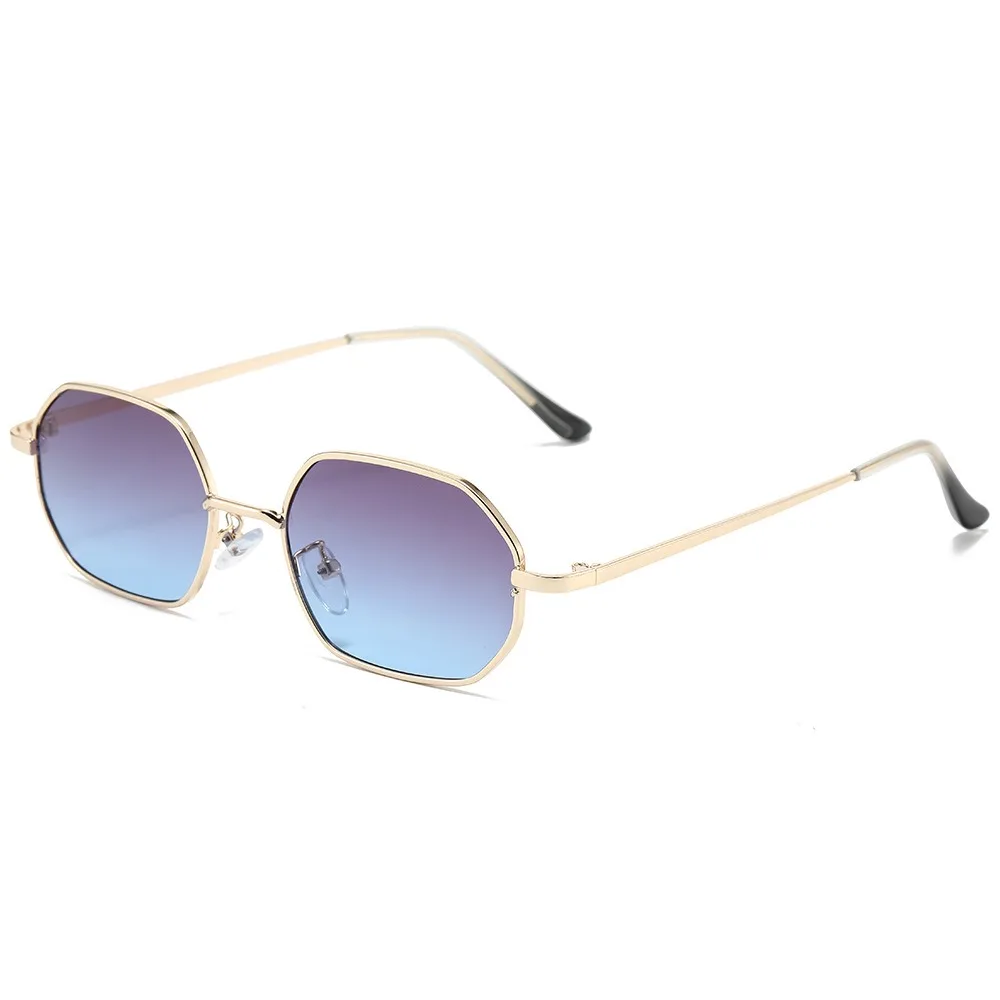 Narrow Sunglasses for Men Fashion Rectangle for Women Metal Luxury Brand Classic Sun Glasses 2025