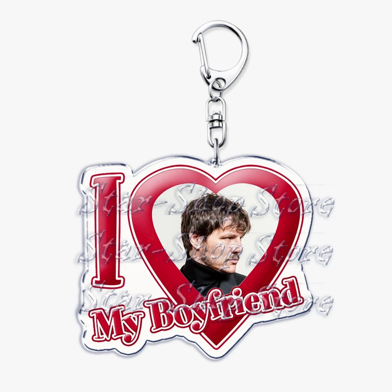 Heißer Pedro Pascal I Love My Boyfriend Herz-Schlüsselanhänger für Damen, Accessoires, Schlüsselanhänger, Ring, Schlüsselanhänger, Schmuck, Fans, Geschenke – Detail 28