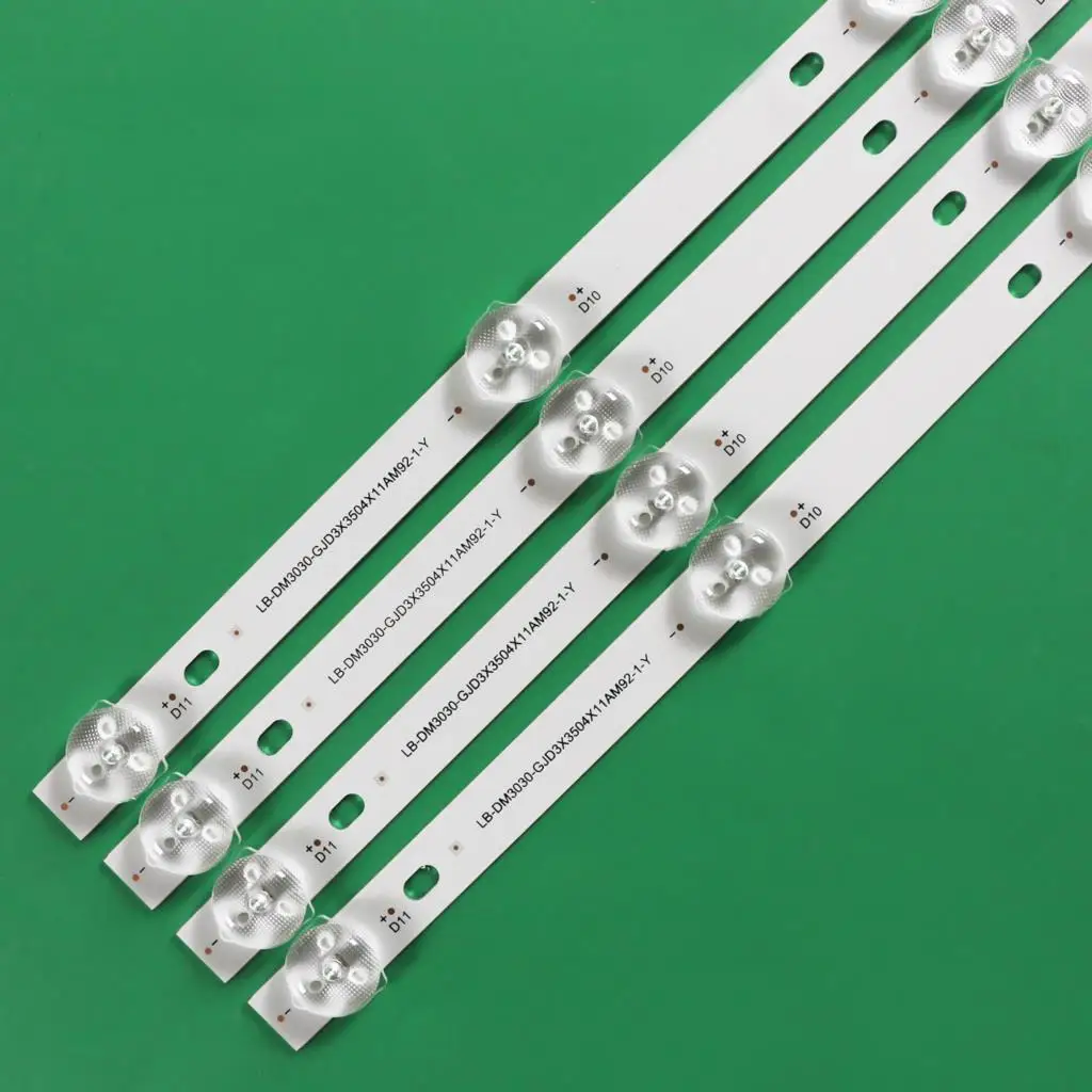 4개 LED 백라이트 스트립 50PUS6504/12 50PUS6554/12 50PUS6554 50PUS6504 LB-DM3030-GJD3X3504X11AM92-1-Y
