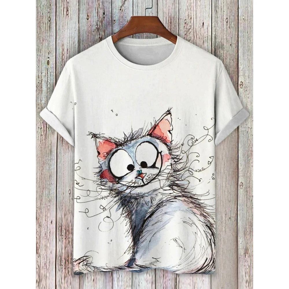 

Men's T-Shirt Casual Fashion 3d Print Short Sleeved Summer Retro T-Shirt For Men Clothing Street Breathable T Shirt Top Tee