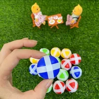 12PCS random suction cup stick target ball outdoor sport receive game throwing catch ball children parent-child interactive toy 5