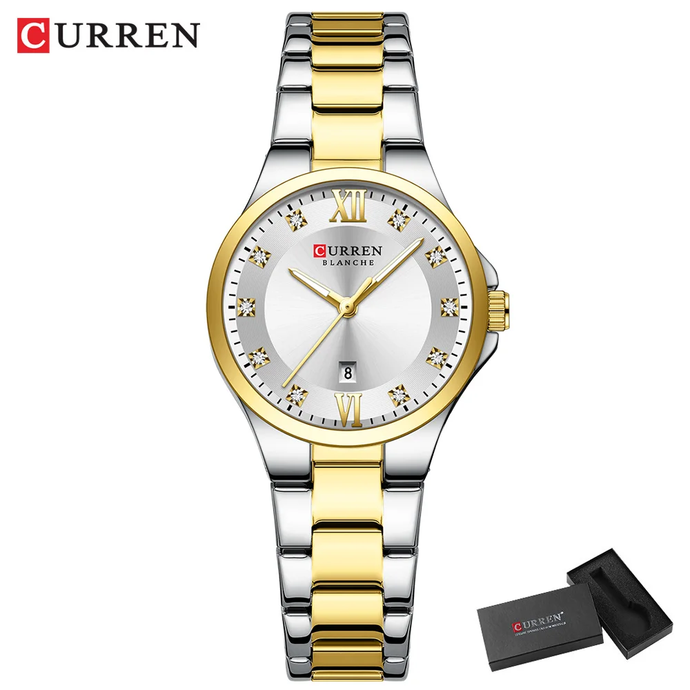 golden white box