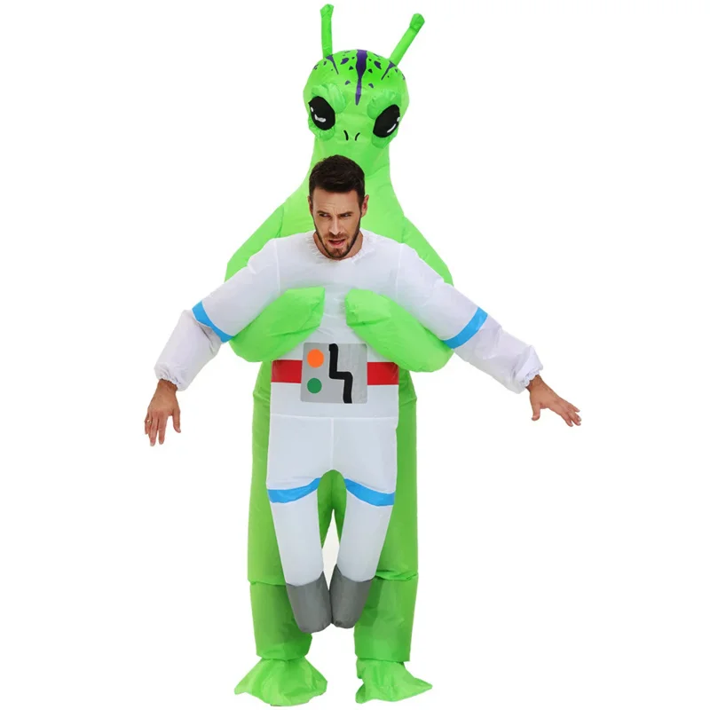 

Adult Kids Alien Cosplay Inflatable Costumes Anime Astronaut Costume Scary Mascot Halloween Party Dress Funny Suit for Man Woman