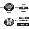Cat Food Bowl Non Slip Stainless Steel Unbreakable Breakage Removable Rubber High Temperature Resistant Easy Clean Pet Supplies 2