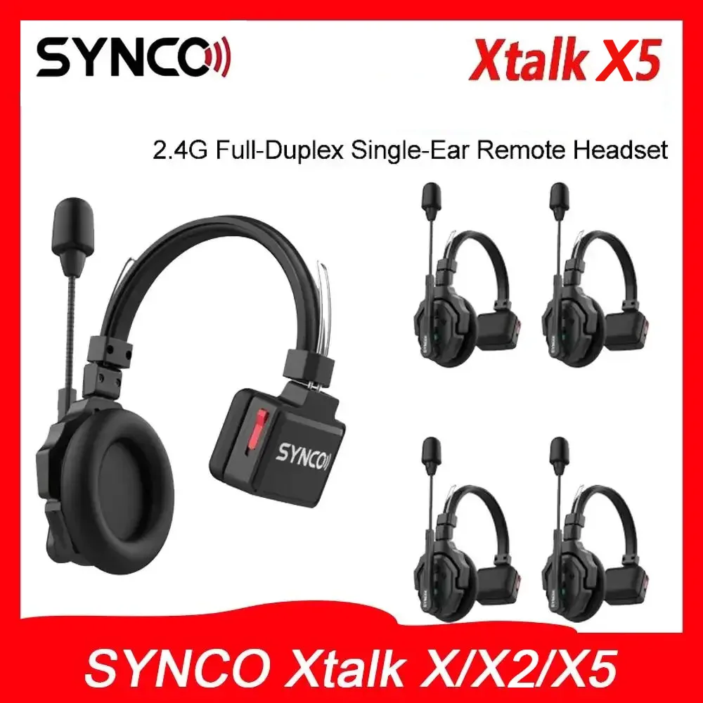 ワイヤレスインカムヘッドセットシステム SYNCO XTALK 3セット