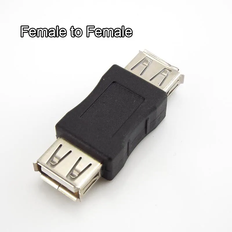 USB 2.0 Type A Female to Female Coupler Adapter and Male to Male Extender Converter