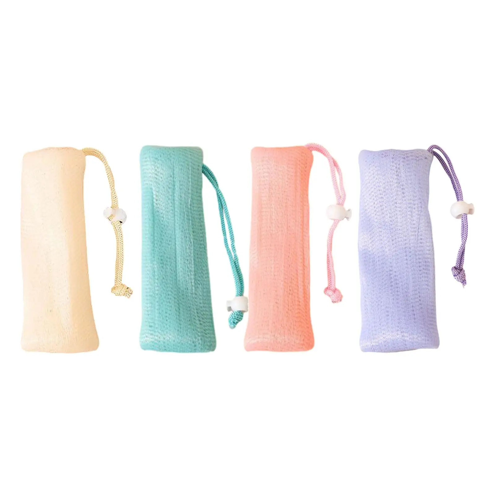 

Exfoliator Body Scrubber Soap Pocket Holder Exfoliating Mesh Soap Bag for Body Peeling Facial Cleansing Tool Home Hotel Bathing