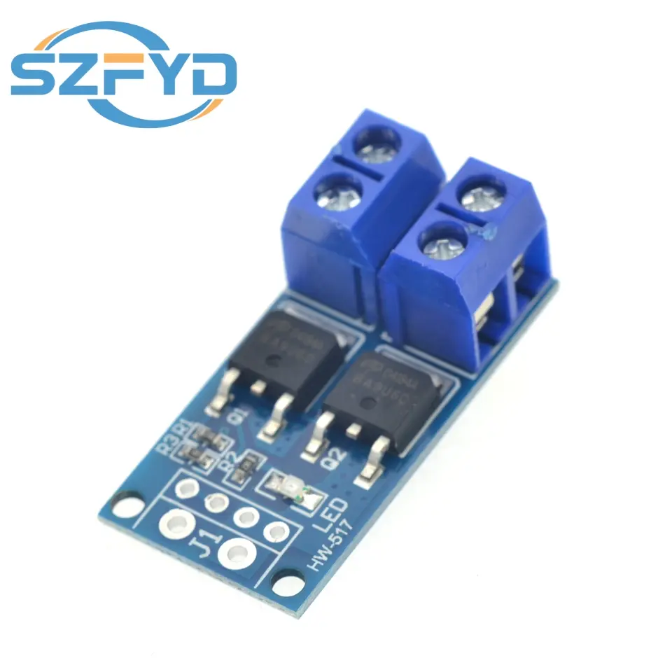 10pcs 15A 400W MOSFET Trigger Switch Drive Module PWM Regulator Control Panel DC 5V-36V Electronic Switch Control Board image 2
