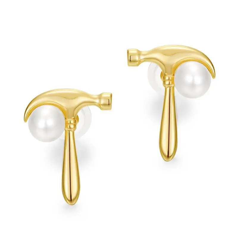 

Женские серьги-гвоздики с пресноводным жемчугом, из серебра 925 пробы