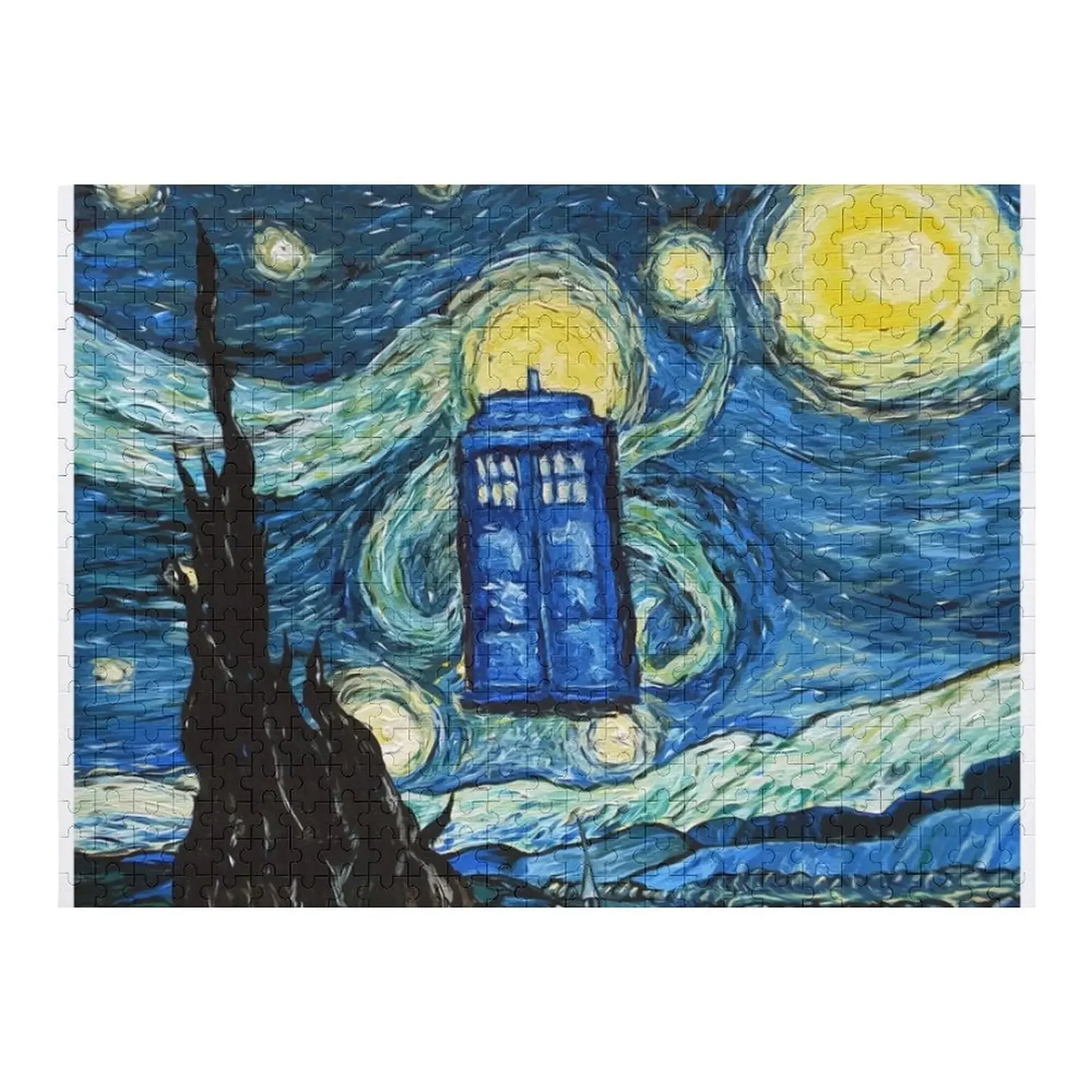 

SYYmas - Oil Painting Starry Night Flying Box Jigsaw Puzzle Personalized Gifts Diorama Accessories Christmas Toys Puzzle