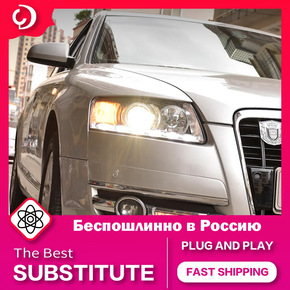 Akd Car Styling Fari Per Audi A6 Fari 2005-2011 Led Faro Drl Lampada Frontale Proiettore A Led Accessori Automobilistici