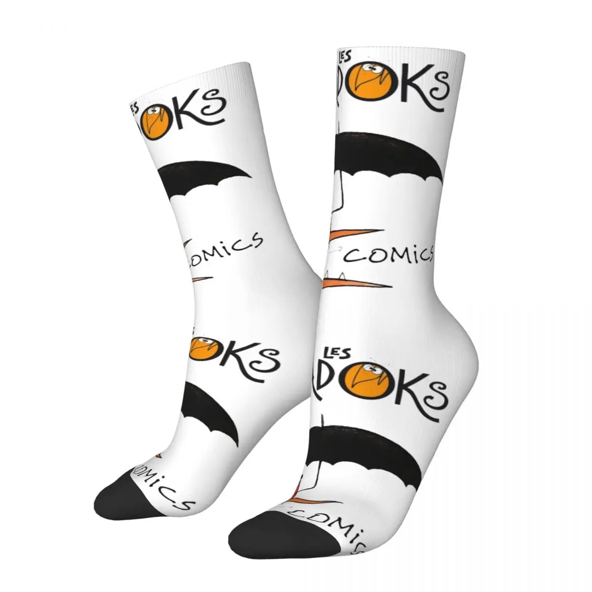 

Hip Hop Retro Comics Crazy Men's compression Socks Unisex Les Shadoks Cartoon Harajuku Pattern Printed Funny Novelty Happy