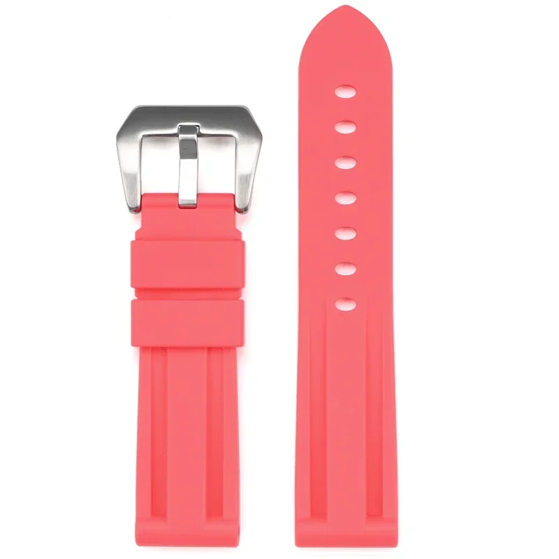 Waterproof Silicone Rubber Strap for Men - Sporty Diving Watch Band Accessories
