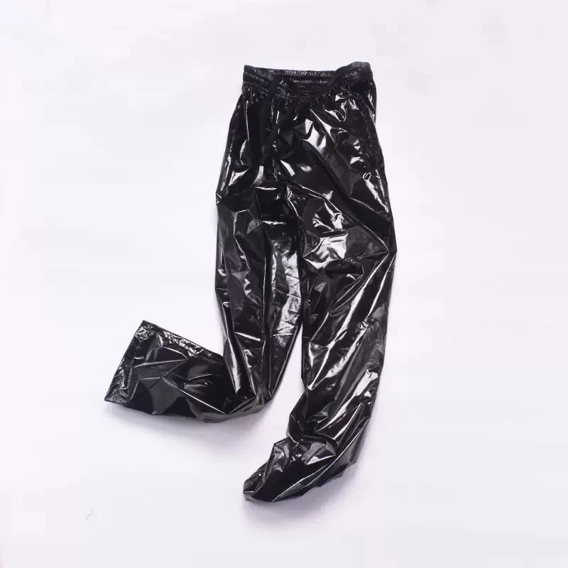 

Man Boy's Black Metallic Jogger Pants Jazz Hip Hop Dance Trousers 8Xl size Elastic Waist(bottom Jogger Pants Design))