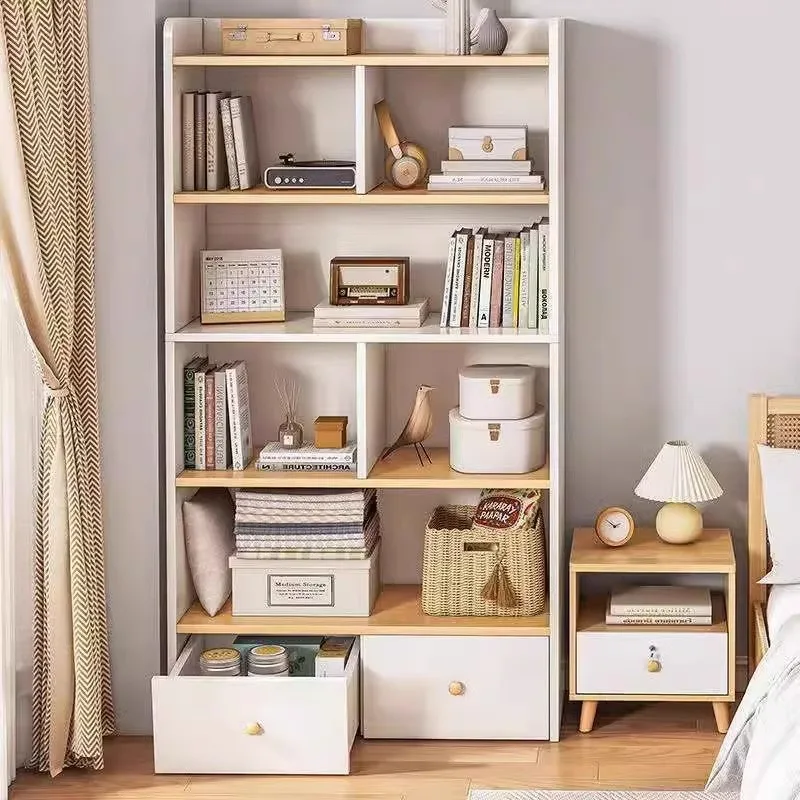 Fermalibri Bianchi Librerie Cassetti Minimalisti Nordici Camera Dei Bambini Classificatori Librerie Book Nook Libreria Mobili Per Impalcature